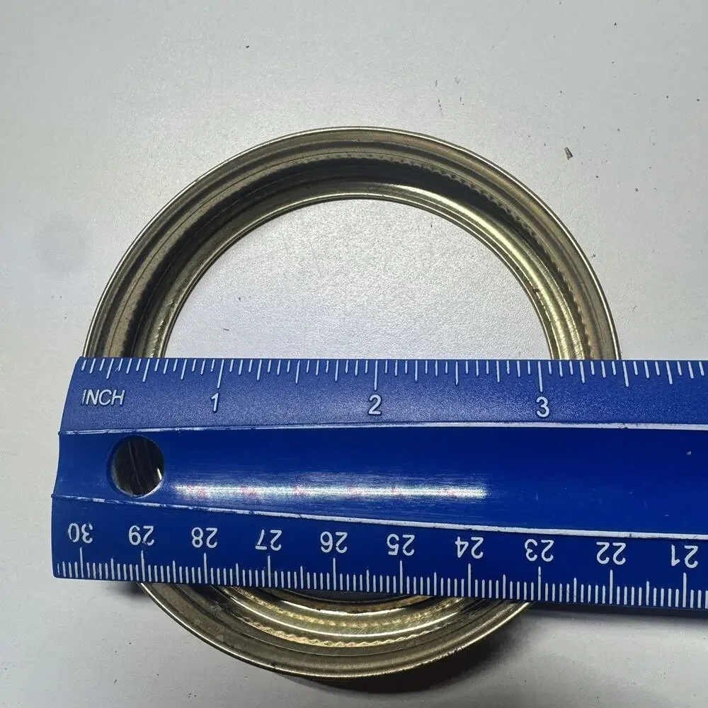 18 ct- 3.5” wide Mason Jar Rings, Regular Mouth Rings, Canning Jar Screw Lids